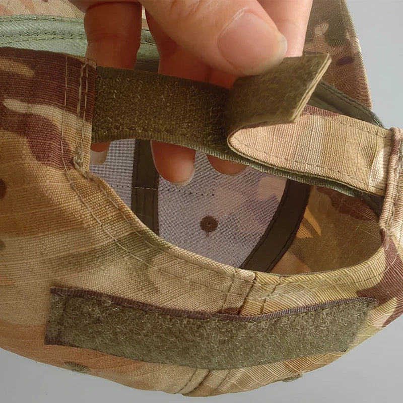 Adjustable Camo Baseball Hat for Outdoor Activities