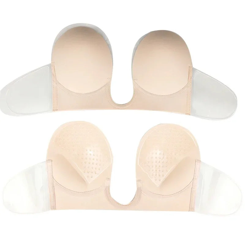 Invisible Push Up Strapless Silicone Bra
