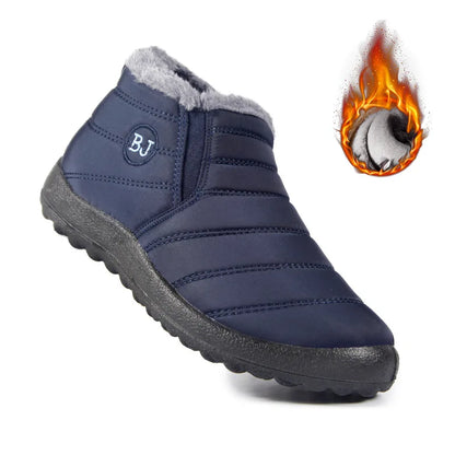 Waterproof Plush Ankle Snow Boots for Women