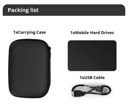 External Portable Hard Drive 1TB USB 3.0 for PC and Console