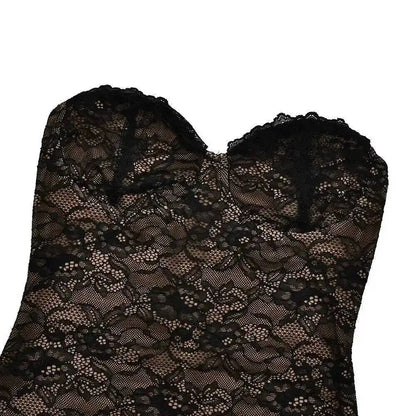Lace Slim Bodycon Maxi Dress for Women