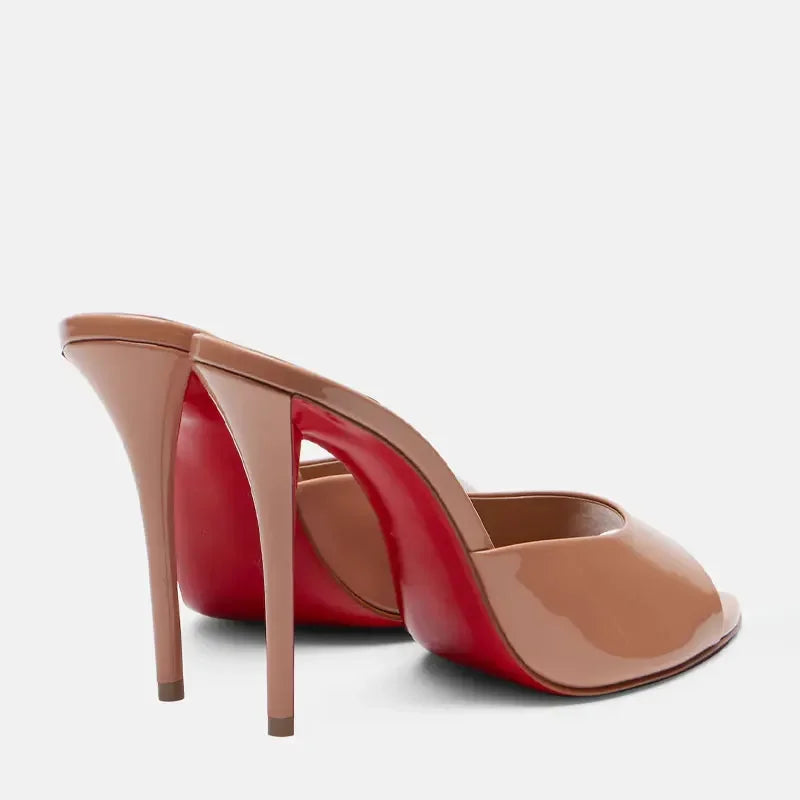 Shoes for Women New Pointed Open Toe Roman Sandals Metal Sexy Women's Shoes Outdoors Slippers 10.5 cm Sandalias Romanas Mujer