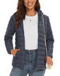 TACVASEN Women's Hooded Puffer Jacket Lightweight Casual