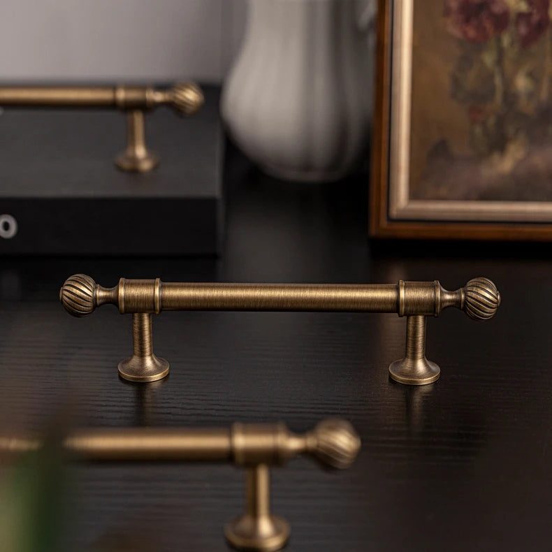 Brushed Antique Brass Kitchen Cabinet Pull Handle