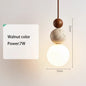 Yellow Travertine Pendant Light for Bedroom Kitchen