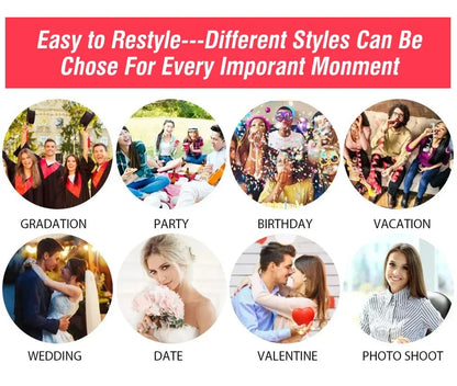 40 Inch Deep Wave Human Hair Lace Frontal Wig
