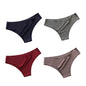 4PCS Seamless Brazilian Panties Cool Ice Silk Low Waist