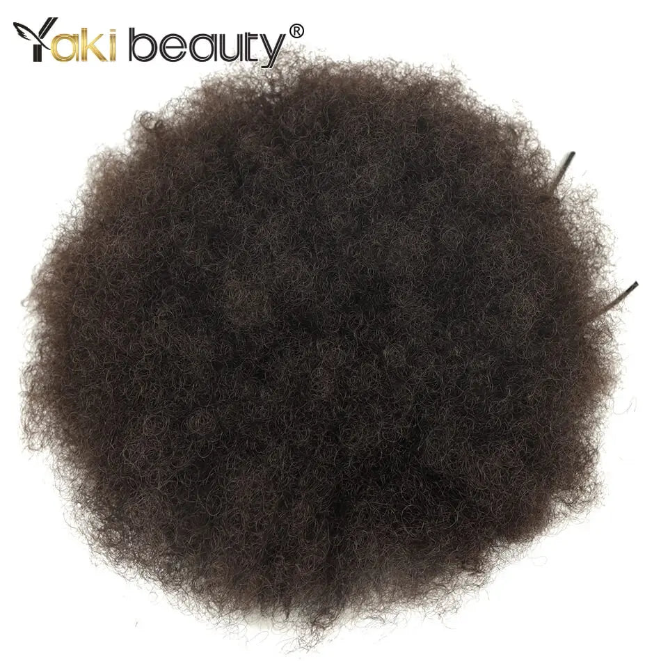 Afro Puff Drawstring Ponytail Synthetic Hair Extension