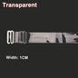 Women Transparent Elastic Bra Straps Adjustable Silicone