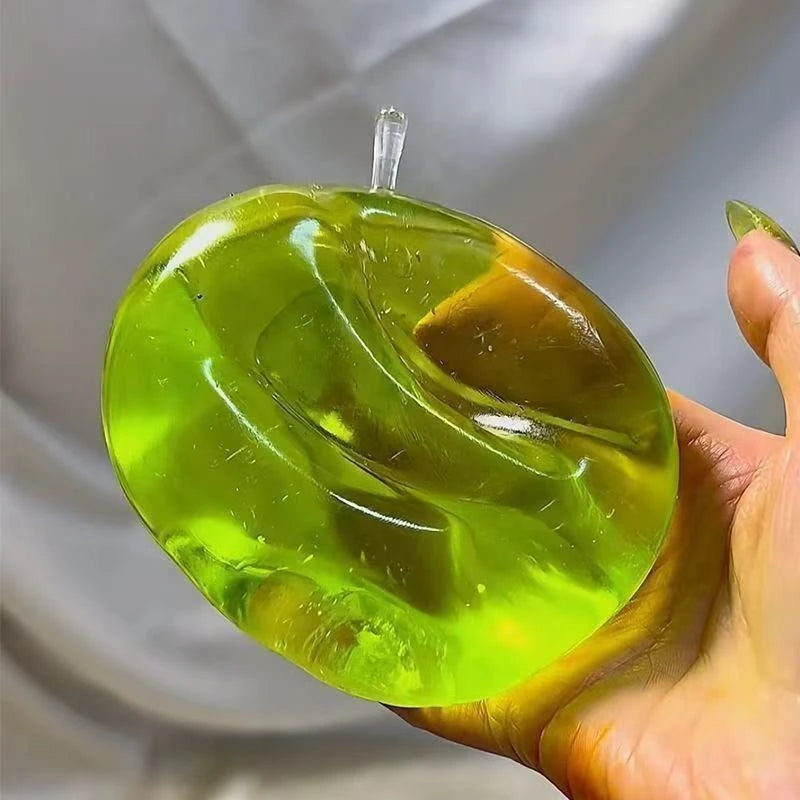 Squishy Green Apple Stress Ball Fidget Toy for Adults