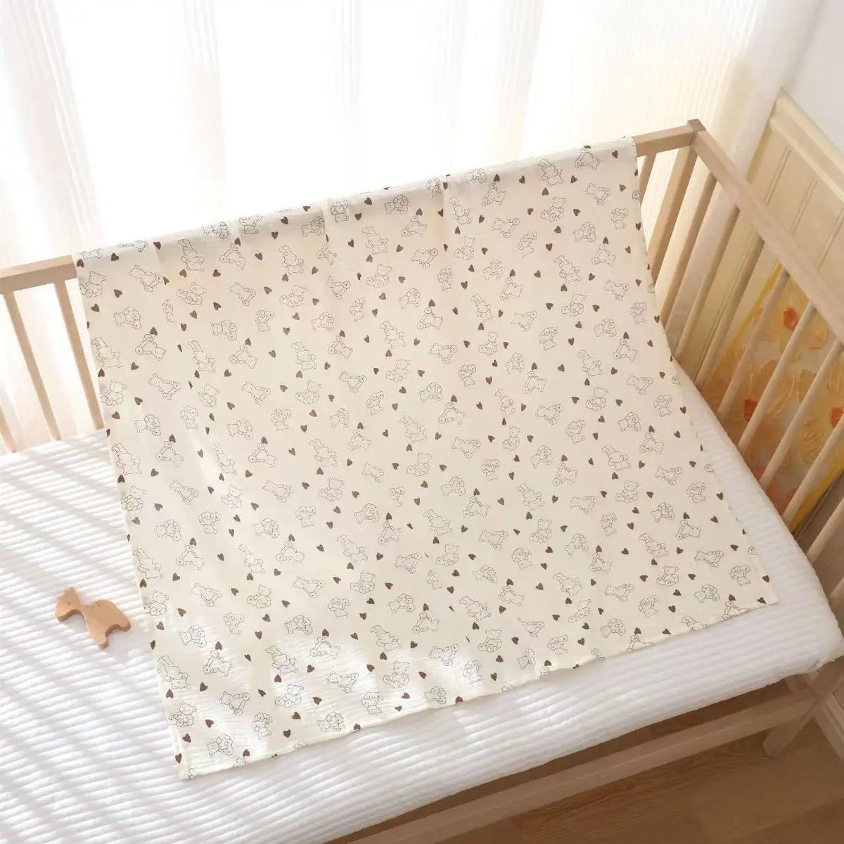 Cotton Muslin Blanket for Newborns and Babies