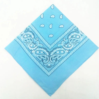Unisex Polyester Paisley Bandana Hair Wrap