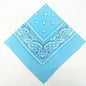Unisex Polyester Paisley Bandana Hair Wrap