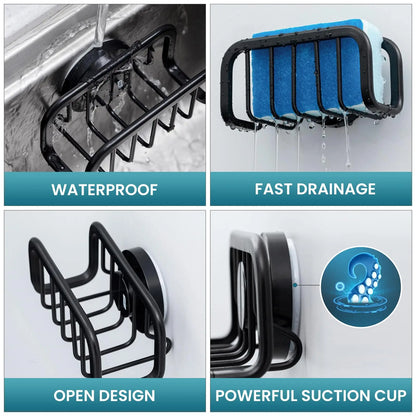 Stainless Steel Sink Sponge Rack Organizer
