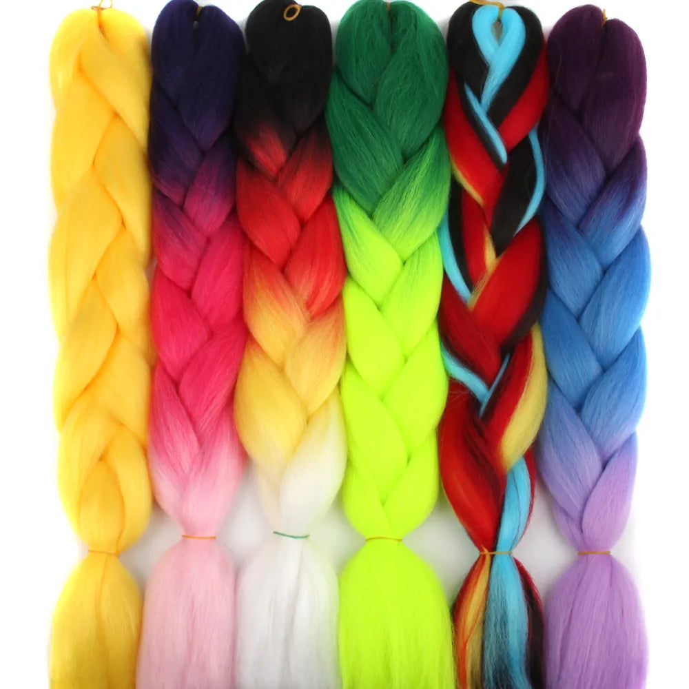 Synthetic Kanekalon Pre Stretched Curly Jumbo Braids