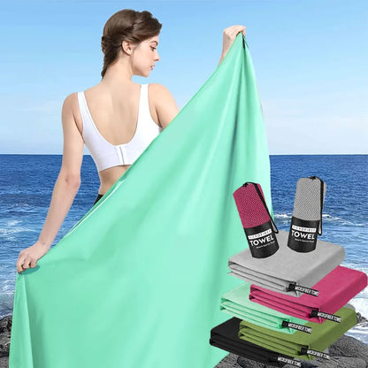 Microfiber Quick Dry Sports Towel for Gym and Beach