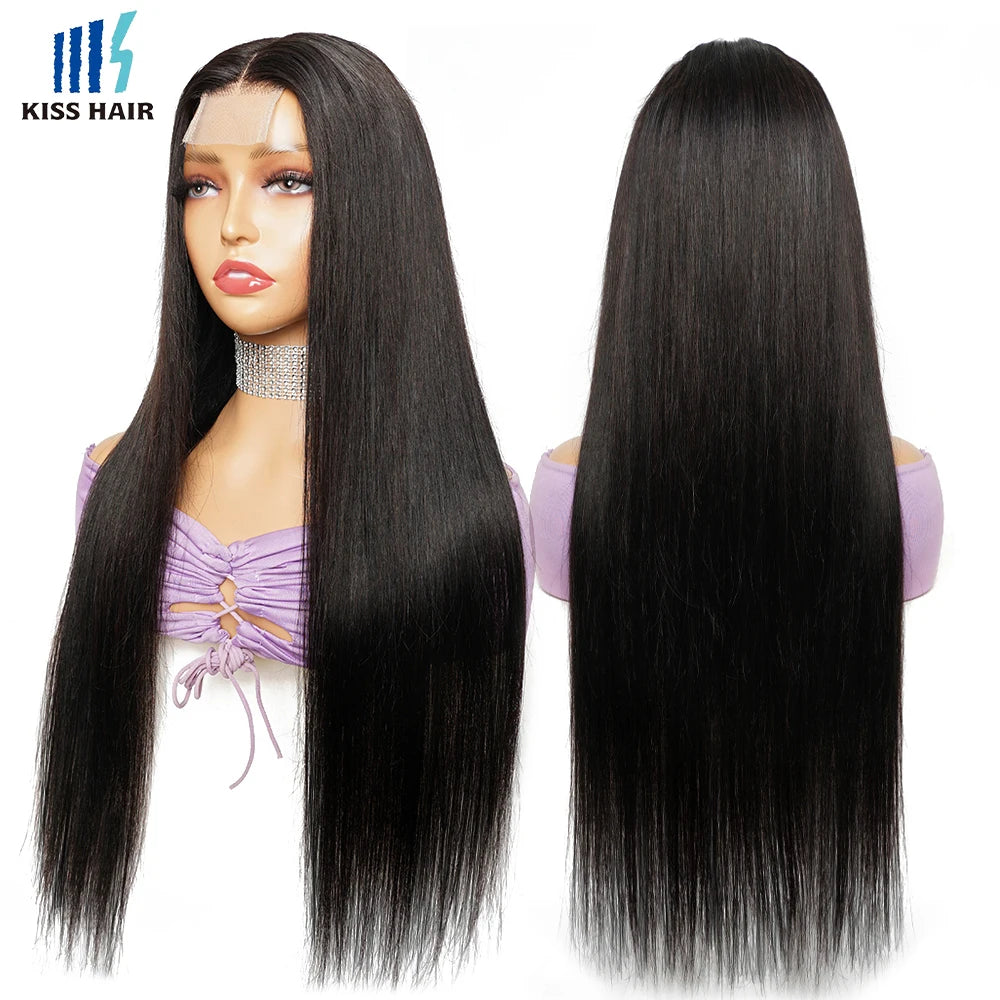 KissHair 2x6 Lace Closure Wig Remy Brazilian Hair