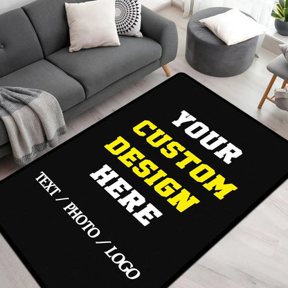 Custom Logo Rug Personalized Area Mat for Home