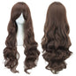 Soowee Curly Long Green Synthetic Hair Wig for Women