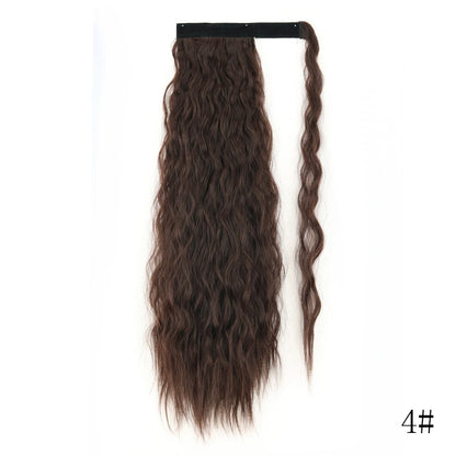 Long Straight Clip-in Ponytail Hair Extension Black