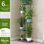 Iron Plant Stand Organizer with 6 Layers for Flowers