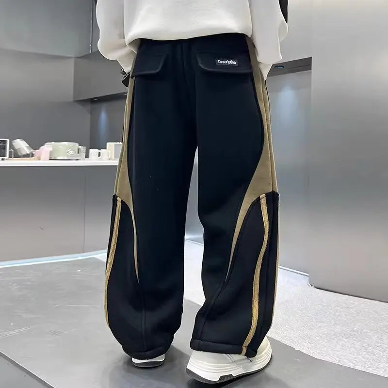 Boys Cargo Pants Spring Autumn Sport Trousers