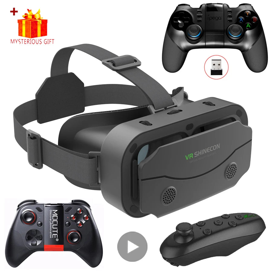 3D Virtual Reality Glasses Headset for Smartphones