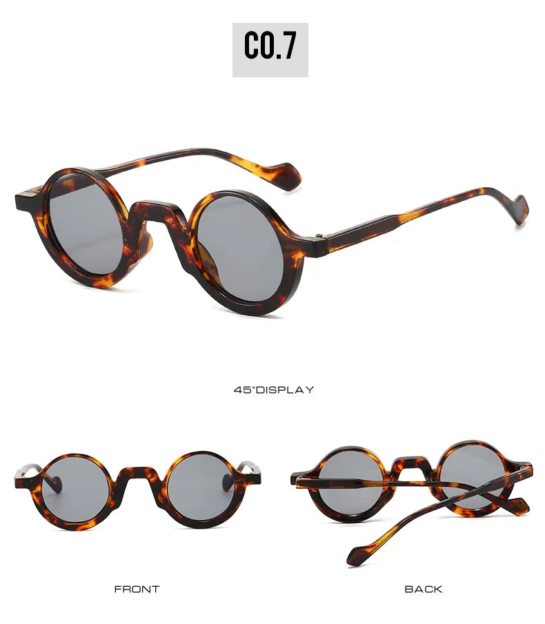 Retro Round Sunglasses for Casual Travel