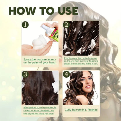 Curly Hair Mousse (207ml)-Strong Hold