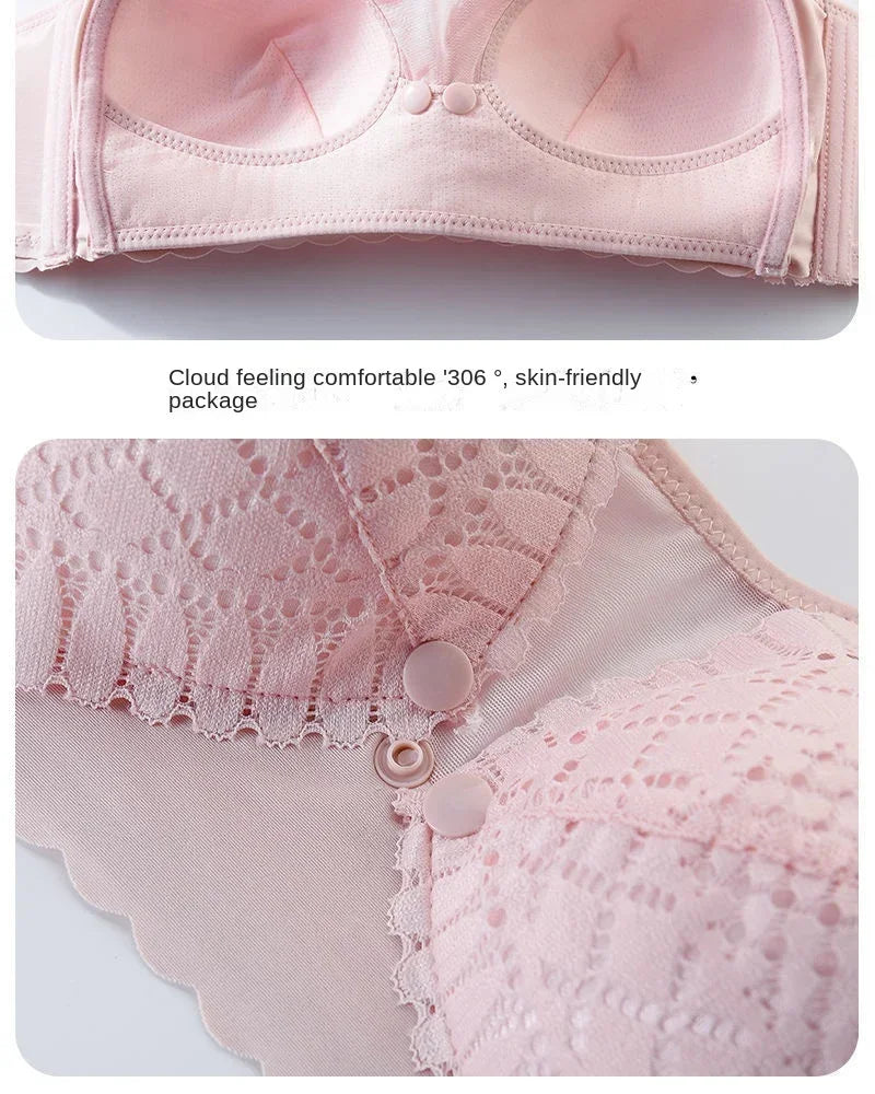 Front Button Nursing Bra for Comfortable Breastfeeding