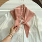 Wool Triangle Scarf for Women - Multi-functional Knitted Scarf