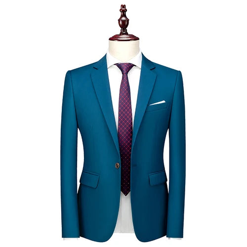 Bright Green Men's Blazer, Polyester Slim Fit Jacket