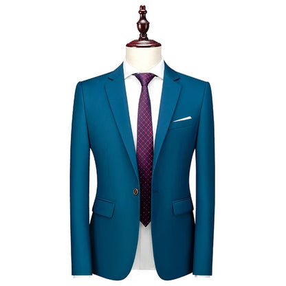 Bright Green Men's Blazer, Polyester Slim Fit Jacket