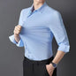 Men's Ultra-Stretch Slim-Fit Long Sleeve Shirt
