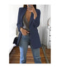 Slim Fit Polo Neck Cardigan Women's Coat