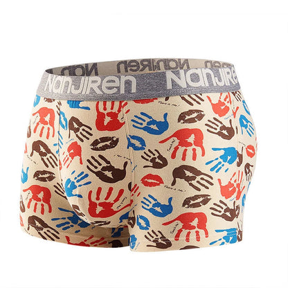 Men's Cotton Boxer Shorts Underwear 4Pcs Set