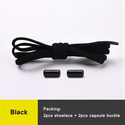 Round Elastic No Tie Shoelaces for Kids and Adults