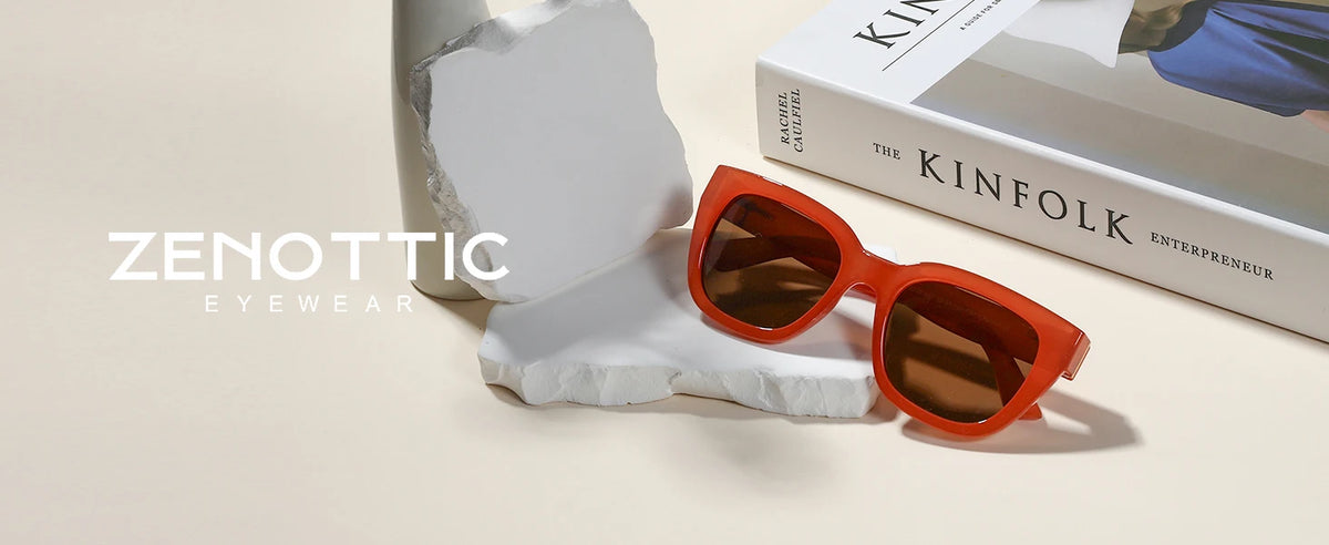 ZENOTTIC Square Polarized Sunglasses for Women UV400
