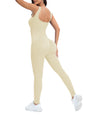 Ribbed Shapewear Jumpsuit with Built-In Bra