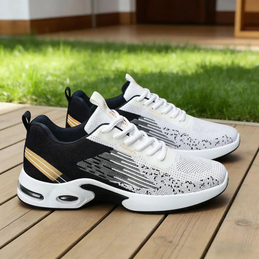 Men's Breathable Mesh Running Shoes with Air Cushion