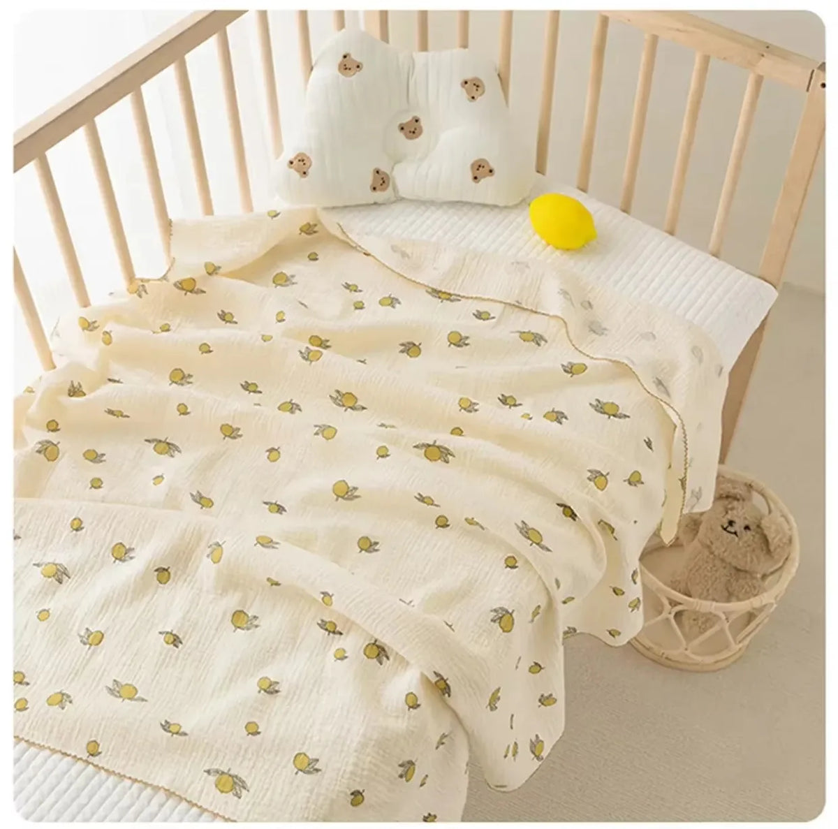 Cotton Muslin Blanket for Newborns and Babies