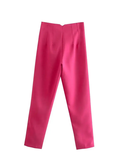 Koekop High Waist Pencil Trousers for Women