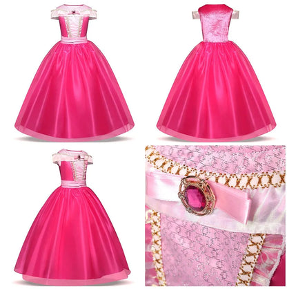 Kids Princess Dress Cinderella Cosplay Costume for Girls