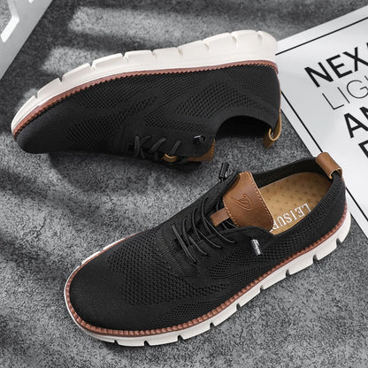 Men's Large Casual Fly-Weave Mesh Sports Shoes