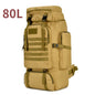 80L Tactical Mountaineering Backpack for Hiking Camping