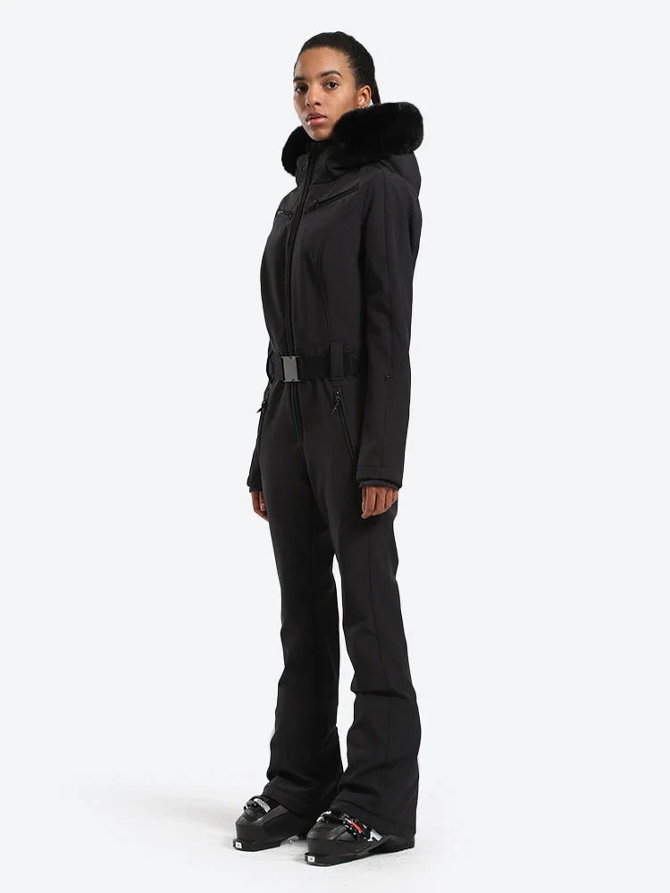 Gsou Women's Winter Snow Jumpsuit Waterproof Ski Suit