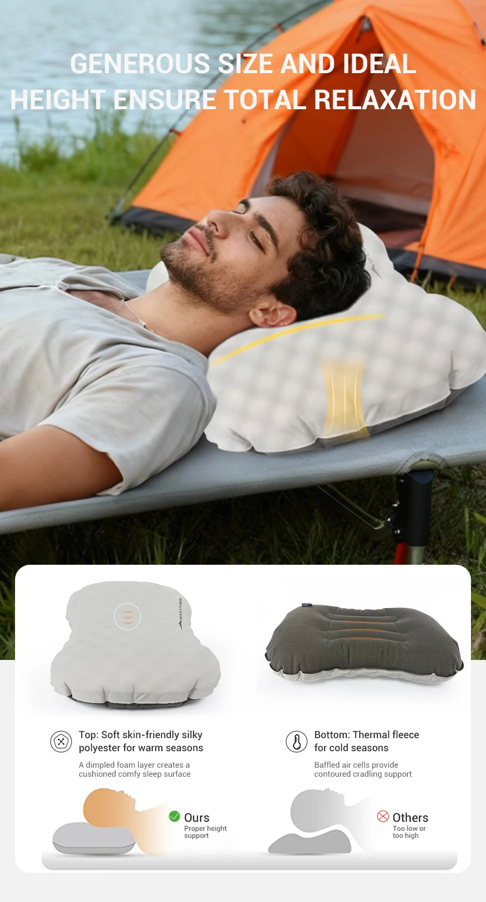 Camping Inflatable Pillow