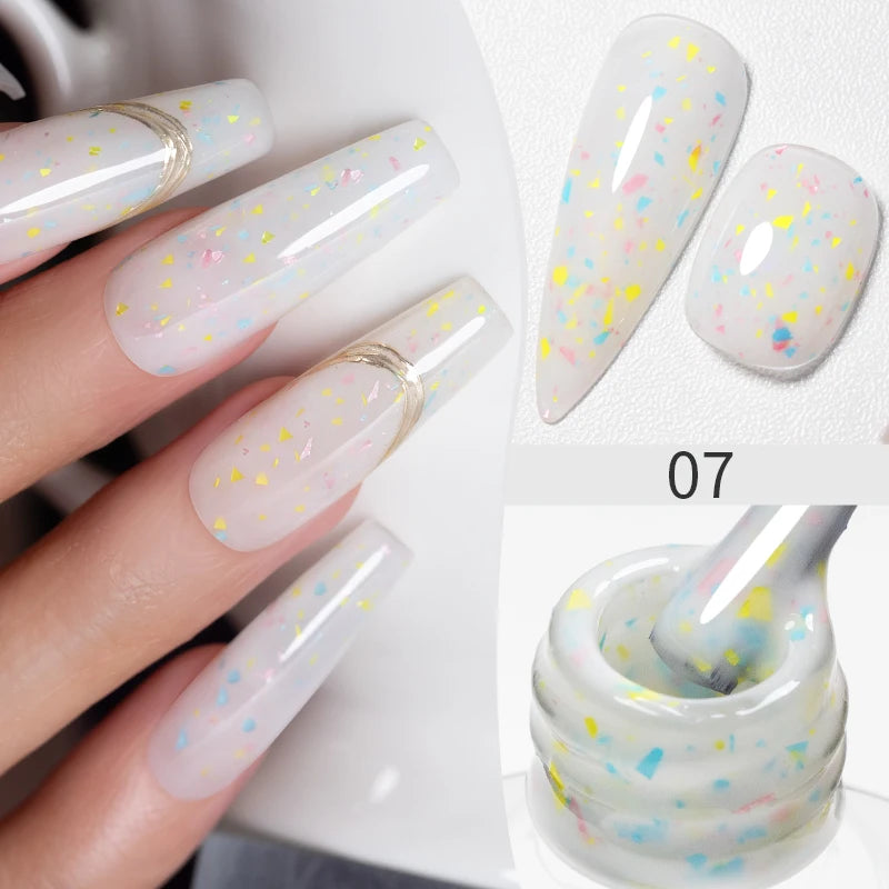 Clear 3D No Wipe Sculpture Gel Nail Polish 15ML
