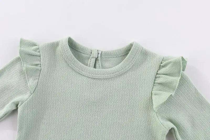 Kiddiezoom 3 Pcs Cotton Long Sleeve Baby Bodysuit
