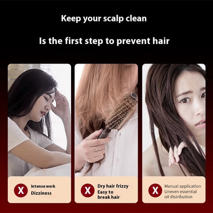 Modes Red Light Massage Comb with Liquid Applicator